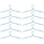 Gaiatop Clothes Hangers, 10PCS Portable Folding Clothes Hanger Foldable Clothes Drying Rack for Travel Blue