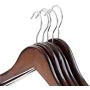 YOYOHOT 1/5/10pc Wood Hangers Clothes Hangers Non Slip for Suits, Coats, Jackets, Trousers