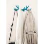 Comfify Vintage Cast Iron Deer Antlers Wall Hooks Antique Finish Metal Clothes Hanger Rack w/Hooks | Includes Screws and Anchors | in Blue
