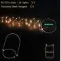 Mason Jar Solar Lids Lights,6-Pack 30 LEDs Fairy Fireflies String Lights Lids Insert(6 Hangers Included, Jars Not Included), Fits Regular Mouth Mason Jars,Patio Garden Decor Solar outdoor Laterns