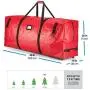 Heavy Duty Rolling Christmas Tree Storage Bag- Fits Up to 7.5 ft. Artificial Christmas Tree, Space Saver Hanging Tree Bag Storage, Made of Ultra Strong PVC Coated Polyester Material, Heavy Duty Rolling Christmas Tree Storage Bag- Fits Up to 7.5 ft. Artificial Christmas Tree, Space Saver Hanging Tree Bag Storage, Made of Ultra Strong PVC Coated Polyester Material,