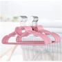 10pcs Clothes Hanger Durable ABS Heart Pattern Coat Hanger for Adult Children Clothing Hanging Supplies (Pink) 10pcs Clothes Hanger Durable ABS Heart Pattern Coat Hanger for Adult Children Clothing Hanging Supplies (Pink)
