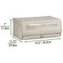 mDesign Fabric Large Storage Boxes Bin with Clear Window and Hinged Lid - Holder for Mens and Womens Dress Shoes, Boots, Pumps, Sandals, Flats - Modern Closet Organizer Solution - 2 Pack - Linen/Tan mDesign Fabric Large Storage Boxes Bin with Clear Window and Hinged Lid - Holder for Mens and Womens Dress Shoes, Boots, Pumps, Sandals, Flats - Modern Closet Organizer Solution - 2 Pack - Linen/Tan