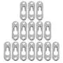 20 Pcs Keyhole Hangers Metal Fasteners for Picture Frames Mirrors Cabinet, 42 mm x 14 mm Flush Mount Hardware(no Screws) 20 Pcs Keyhole Hangers Metal Fasteners for Picture Frames Mirrors Cabinet, 42 mm x 14 mm Flush Mount Hardware(no Screws)
