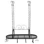 Iron Hanging Pot Holder Pan Hanger Kitchen Storage Utility Cookware Hook Rack
