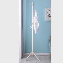 WZP Clothing Display Rack Coat Rack Floor Solid Wood Bedroom Hangers,Simple Nordic Elm Simple Tree Shape Home Living Room Coat Rack Bearing Strong/A/As Shown