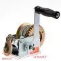 Aceshin Heavy Duty Hand Winch, 600Lbs Hand Crank Strap Cable Gear Winch ATV Boat Trailer Aceshin Heavy Duty Hand Winch, 600Lbs Hand Crank Strap Cable Gear Winch ATV Boat Trailer