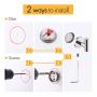KES Robe & Towel Hooks Matte Black Bathroom Lavatory Wall Mount Single Coat Hook, SUS304 Stainless Steel Holder Hanger A2164-BK