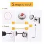 KES Robe & Towel Hooks Matte Black Bathroom Lavatory Wall Mount Single Coat Hook, SUS304 Stainless Steel Holder Hanger A2164-BK