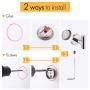 KES Bath Towel Holder Hand Towel Ring Hanging Towel Hanger Bathroom Accessories Contemporary Hotel Round Style Wall Mount SUS 304 Stainless Steel Brushed Finish, A2180DG-2