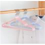 10pcs/lot Stainless Steel Clothes Hanger Non-Slip Space Saving Clothes Hangers with Hook Closet Organizer Drying Racks Random Color