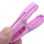 FABSELLER Clothes Drying Clips Windproof Hanger with Basket Laundry Home Pegs Underwear Socks Plastic Clothespin Set of 30, Green