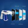JMG Handheld Garment Steamer 1600W 200Ml, Folding Steamer for Clothes Steamer Portable Steam Iron 3 Gear Adjustment for Home Travelling, Blue