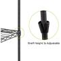 Tangkula Garment Rack 3-Tier Heavy Duty DIY Portable Home Wire Shelving Clothes Hanger Closet Organizer Tangkula Garment Rack 3-Tier Heavy Duty DIY Portable Home Wire Shelving Clothes Hanger Closet Organizer