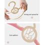 Drying Rack Childrens Hanger Baby Baby Home Anti-Skid Multi-Function Thickening Childrens Clothes Hanging Clothes Hanger Storage Artifact 10 Pack FANJIANI (Color : Pink)