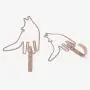 Unique Design Cactus & Fox Wall Mounted Coat Hook Decorative Robes & Towels Hook Clothes Hanger with Screw (Fox2) Unique Design Cactus & Fox Wall Mounted Coat Hook Decorative Robes & Towels Hook Clothes Hanger with Screw (Fox2)