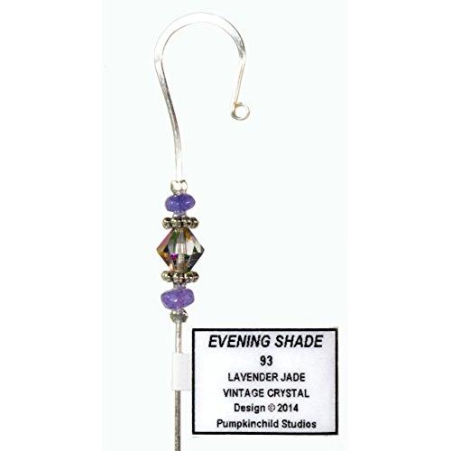 Handmade Jeweled Ornament Hanger Hook- EVENING SHADE