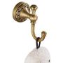 ROZIN Antique Brass Bath Towel Hook Wall Mounted Robe Clothes Hanger