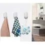 BERERTO Adhesive Hooks Waterproof Heavy Duty Hangers Stainless Steel Wall Hooks for Hanging Cap,Robe, Coat, Towel, Keys,idea for Kitchen,Bathroom-10 Packs