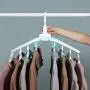 Blnboimrun 8 in 1 White Magic Plastic Hangers,360 Degrees Rotate Slip Resistant Standard Clothing Hanger,Space Saving Solution for Your,Closet Ideal for Everyday Use (Without Clips) Blnboimrun 8 in 1 White Magic Plastic Hangers,360 Degrees Rotate Slip Resistant Standard Clothing Hanger,Space Saving Solution for Your,Closet Ideal for Everyday Use (Without Clips)