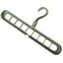 10Pcs 9 Holes Support Clothes Hanger Home Clothing Drying Rack Storage Holder for Clothes Layer Storage Racks Wardrobe Random Color