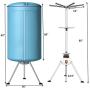 COSTWAY Portable Ventless Laundry Clothes Dryer Heater 900W Electric Folding Indoors Fast Air Dry Hot Drying Machine with Heater for Home & Dorms