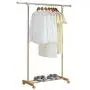 Metal Coat Racks, Stainless Steel Adjustable Horizontal Bar Clothes Stand Drying Rack Simple Floorstanding Can Be Placed Balcony Clothes Hanger (Color : 2) Metal Coat Racks, Stainless Steel Adjustable Horizontal Bar Clothes Stand Drying Rack Simple Floorstanding Can Be Placed Balcony Clothes Hanger (Color : 2)