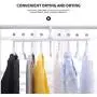 8-in-1 Clothes Hangers Plastic Protable flodable Multi-Function Retractable Rotatable Non-Slip Suit Hangers Wet and Dry Dual-use Save Space Travel Standard Clothes Hangers for Kids, Adults 8-in-1 Clothes Hangers Plastic Protable flodable Multi-Function Retractable Rotatable Non-Slip Suit Hangers Wet and Dry Dual-use Save Space Travel Standard Clothes Hangers for Kids, Adults