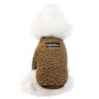 Pet Costume ,Longay New Pet Solid Color Sweater Autumn And Winter Fashion Keep Warm Cat Dog Clothing (Brown, M)