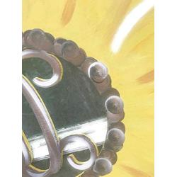 Sunflower monogram door hanger