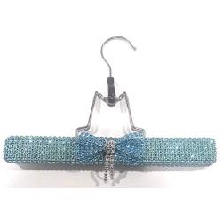 Teal Pant/Skirt Glam Hangers with bow