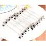 10pcs Stainless Steel Clip Stand Hanger Pants Skirt Kid Clothes Adjustable Pinch Grip Cabide Hangers for Clothes Random Color 10pcs Stainless Steel Clip Stand Hanger Pants Skirt Kid Clothes Adjustable Pinch Grip Cabide Hangers for Clothes Random Color