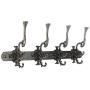 Sungmor Cast Iron Large Wall Hanger - Retro Court Style & 12 Multi Hooks Design - Decorative Wall Mounted Hanging Hooks for Tools,Planters,Coats,Hats,Keys - Great for Indoor Outdoor Wall Decoration
