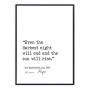 Even the Darkest Night Will End and the Sun Will Rise, Victor Hugo Les Miserables, Author Signature Literary Quote Print. Fine Art Paper, Laminated, Framed, or Canvas with Hanger. Multiple Sizes
