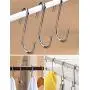 12 Pack 2.4'' Heavy Duty (22lbs Max) S Shaped Hooks Hanging Hangers Hooks for Kitchen, Bathroom, Bedroom and Office(Pan,Pot,Coat,Bag,Plants)(Black) 12 Pack 2.4'' Heavy Duty (22lbs Max) S Shaped Hooks Hanging Hangers Hooks for Kitchen, Bathroom, Bedroom and Office(Pan,Pot,Coat,Bag,Plants)(Black)