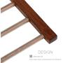 Bright Sun (5 Pcs) 360° Hook Wood 4 Layer Trousers Pants Jeans Scarf Clothes Hanger Rack Organizer #0VNH