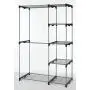 Closet Organizer Storage Rack Portable Clothes Hanger Home Garment Shelf Rod G68 Useful Product