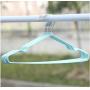 10pcs Random Color Cloth Hanger Durable Antideformation,Adult Metal Shirt Trouser Hook Hangers Dress Clothing Storage Closet Space Saver