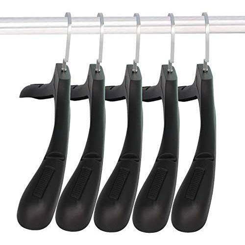 DEDU Plastic Extra Wide Suit Hangers, Pack of 20, Width: 17.7