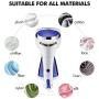 JMG Handheld Garment Steamer 1600W 200Ml, Folding Steamer for Clothes Steamer Portable Steam Iron 3 Gear Adjustment for Home Travelling, Blue
