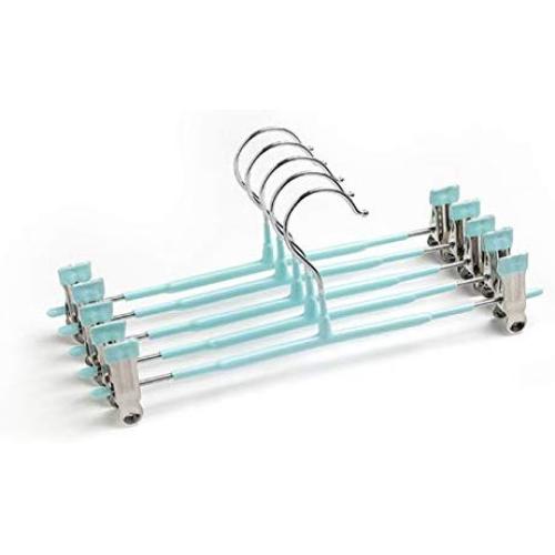 Saiyoubesten Notable 5X Adjustable Metal Clip Trouser Coat Pants Bulk Clothes Hangers Coathangers(None GR) Saiyoubesten Notable 5X Adjustable Metal Clip Trouser Coat Pants Bulk Clothes Hangers Coathangers(None GR)