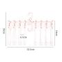 HJYPYJ Magic Hanger,8 in 1 Magical Hangers,PP Portable Hanger,Organizer Space-Saving Hanger,2 Pcs No Glitches/Pink / 52.5x29x18cm
