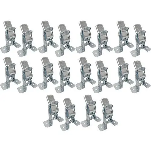 Bulldog Clamp (20 Pack) Spring Grip Garage Closet Wall Organizer for Brooms, Mops, Rakes, Etc. (20 Count) Bulldog Clamp (20 Pack) Spring Grip Garage Closet Wall Organizer for Brooms, Mops, Rakes, Etc. (20 Count)