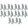 Bulldog Clamp (20 Pack) Spring Grip Garage Closet Wall Organizer for Brooms, Mops, Rakes, Etc. (20 Count) Bulldog Clamp (20 Pack) Spring Grip Garage Closet Wall Organizer for Brooms, Mops, Rakes, Etc. (20 Count)