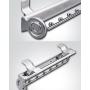 Homebasix Sliding Closet Hanger Rod Rack Wardrobe Valet Extendable Rod Rail (14 Single Track)
