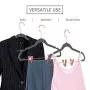 MIZGI Premium Velvet Pants Hangers with Clips (Pack of 20) Slim Skirt Hangers- Non Slip Felt Outfit Dress Hangers Gray - Copper/Rose Gold Hooks,Space Saving Shirt Clothes Hangers MIZGI Premium Velvet Pants Hangers with Clips (Pack of 20) Slim Skirt Hangers- Non Slip Felt Outfit Dress Hangers Gray - Copper/Rose Gold Hooks,Space Saving Shirt Clothes Hangers