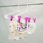 Kadiss Hanger Clips 30 Pack, Multi-Purpose Hanger Clips for Hangers, Hot Pink Finger Clips for Plastic Clothes Hangers, Pants Hangers Clips