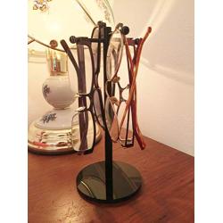 SpecsUp - Desk Eyeglass Holder, Stand. Sunglasses Organizer. Reading Glasses Display, Rack, Hanger. Modern and Elegant Unique Holiday Gift for Women and Men.