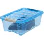 IRIS 12 Quart Stack & Pull Box, 6 Pack