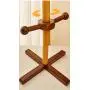 Y.H.Valuable Coat Racks Standing Coat Rack Wooden Hooks Clothes Stand Tree Stylish Wooden Hat Coat Rail Stand Rack Clothes Jacket Storage Hanger Organiser Entryway Furniture (Color : Natural)